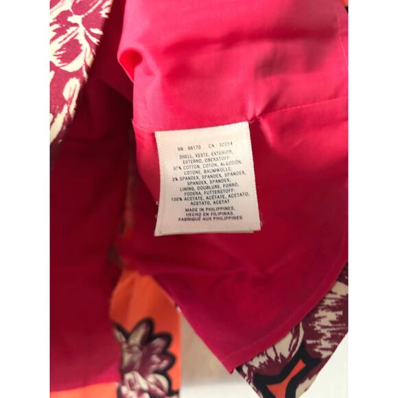 Anthropologie Maeve Salinas Pencil Skirt Women's  Size 0 Orange Paisley Print - Picture 6 of 10